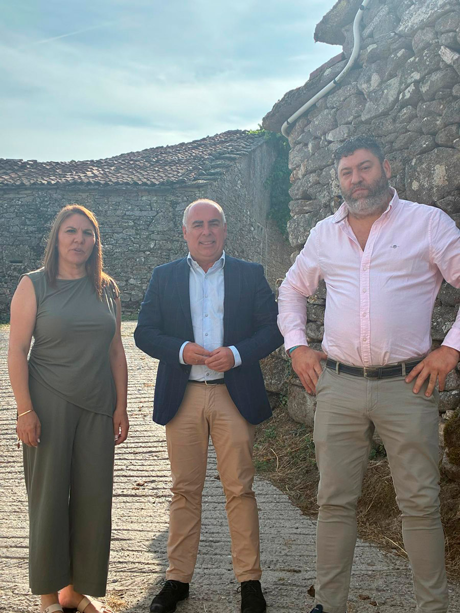A Deputación destina preto de 65.000 euros ao acondicionamento do núcleo rural da Costa, en Agolada