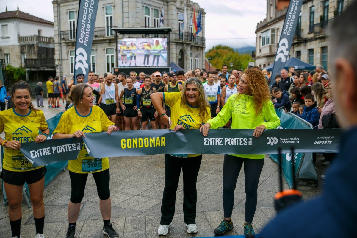 José Bastos e Ana Belén Piñeiro suben ao máis alto do podio na terceira parada do circuíto Entre Pontes, que rexistrou en Gondomar un novo éxito de participación