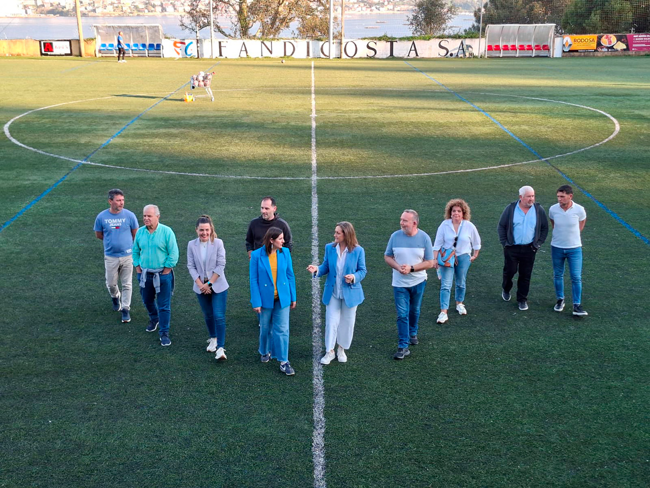 A Deputación de Pontevedra cofinanciará a reforma do campo de fútbol de A Granxa con máis de 196.000 euros