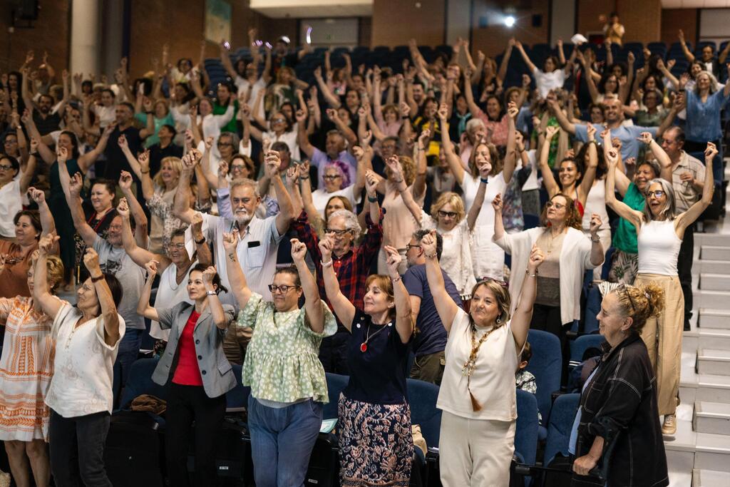 Rafa Domínguez, acaba de asistir este xoves ao ensaio da performance Libertas