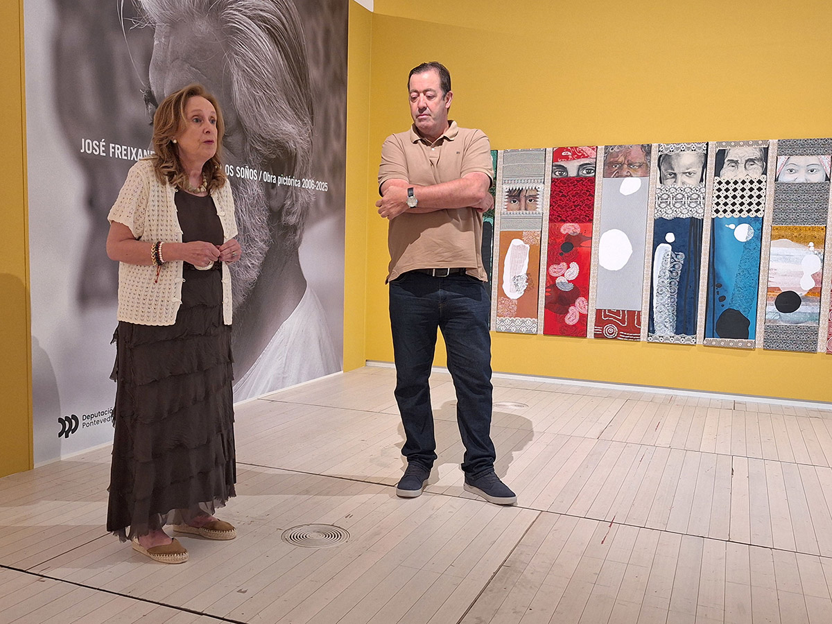 A Deputación acolle no Museo de Pontevedra unha mostra que percorre os derradeiros vinte anos de creación artística de José Freixanes