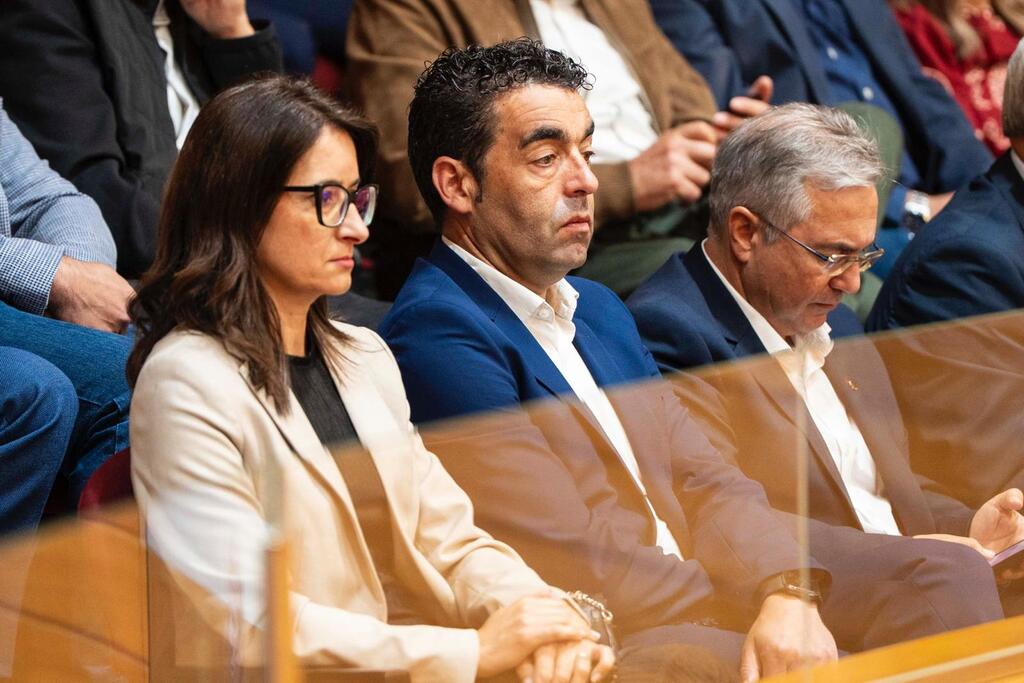 Luis López  no Parlamento de Galicia 