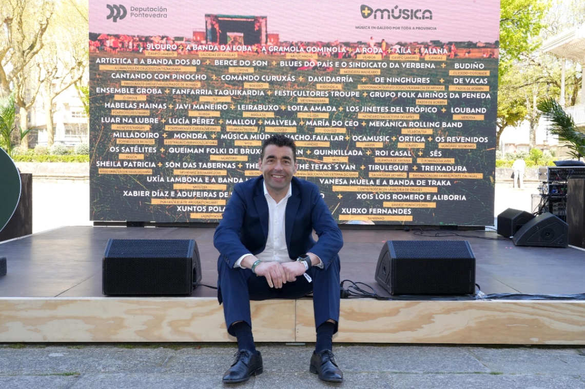 Luis López presenta a terceira edición do +Música: case cen concertos, ata tres por concello, para seguir apoiando a lingua e a cultura por todos os recunchos da provincia