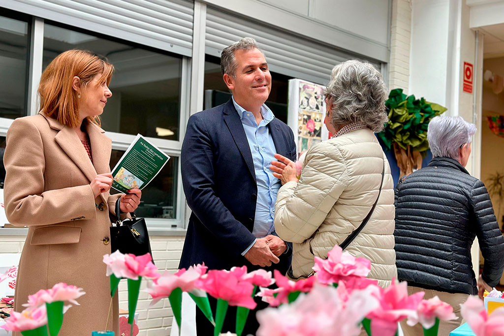 Rafa Domínguez na inauguración da XXII Exposición da Camelia de Campolongo