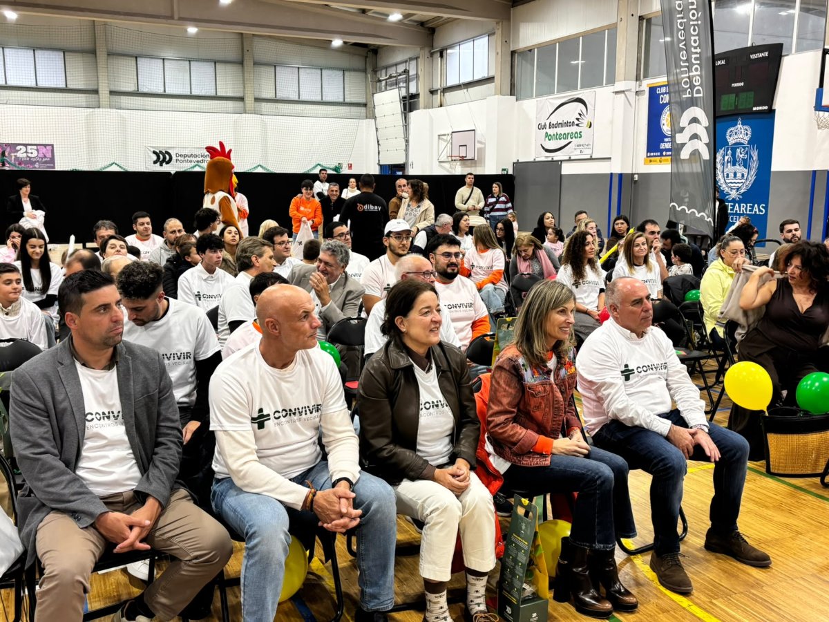 A Deputación reúne máis de medio millar de persoas na xornada do programa +Convivir celebrada en Ponteareas para poñer en valor o compromiso do movemento veciñal coa dinamización da vida sociocultural da vila