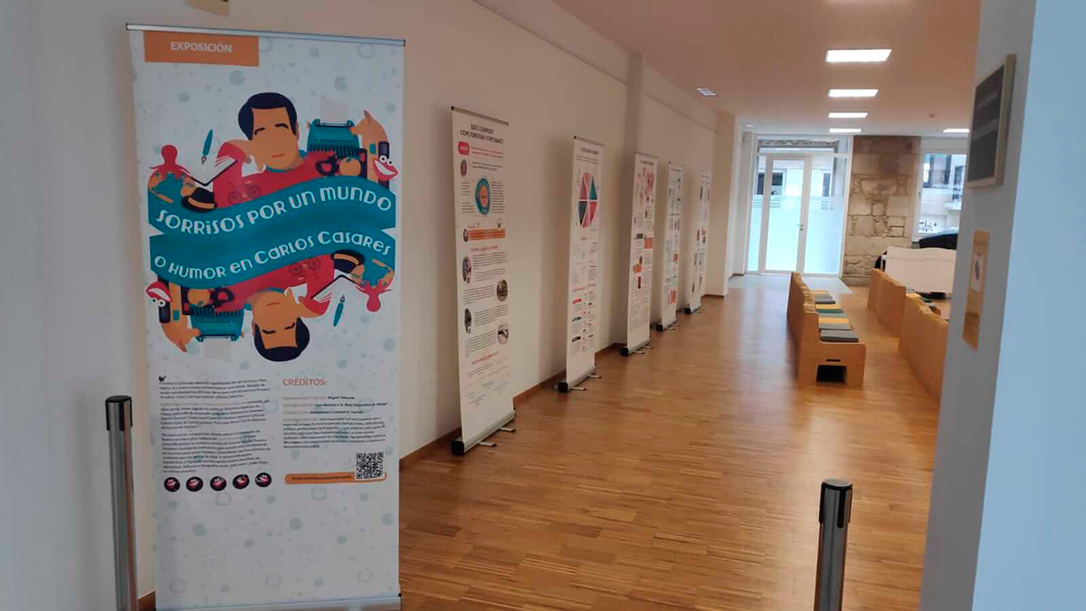 Exposición Sorrisos por un mundo da Fundación Carlos Casares