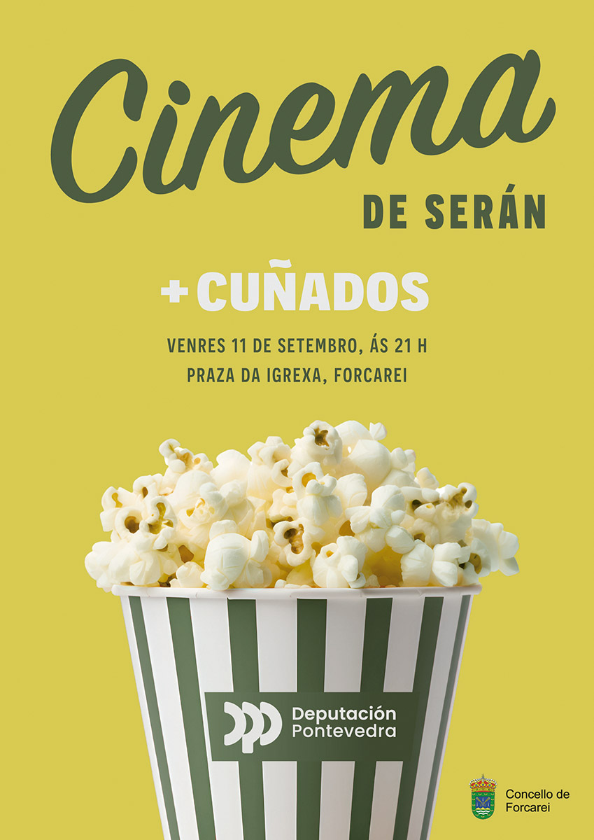 A Deputación pon en marcha este venres en Forcarei Cinema de Serán, o novo ciclo de cine na rúa para toda a familia