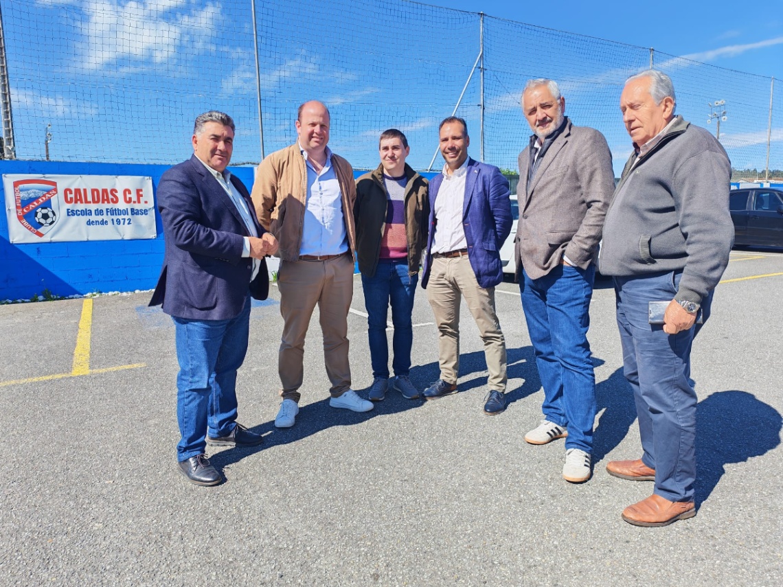 A Deputación aprobará esta semana máis de 135.000 € para dotar o espazo deportivo das Corticeiras, en Caldas de Reis, dun campo de fútbol-7