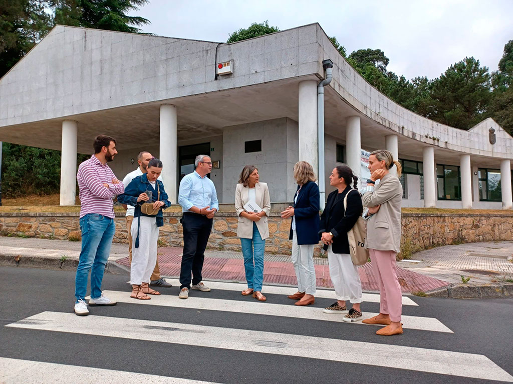 Belén Cachafeiro visitou hoxe o concello