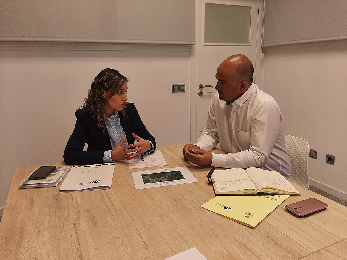 Isabel Couselo reuniuse co alcalde de Mondariz, Juan Carlos Montes