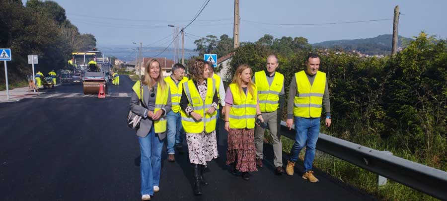 Isabel Couselo supervisa estradas de Cangas