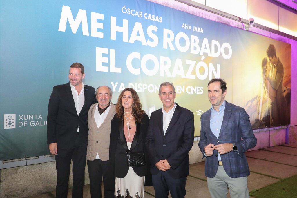 Rafa Domínguez, asistiu este martes no Edificio Castelao do Museo de Pontevedra á proxección da película ‘Me has robado el corazón’