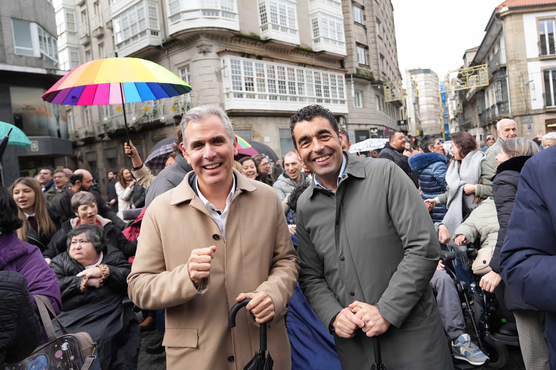 Luis López e Rafa Domínguen na  Conmemoración do Día Internacional da Discapacidade 2025