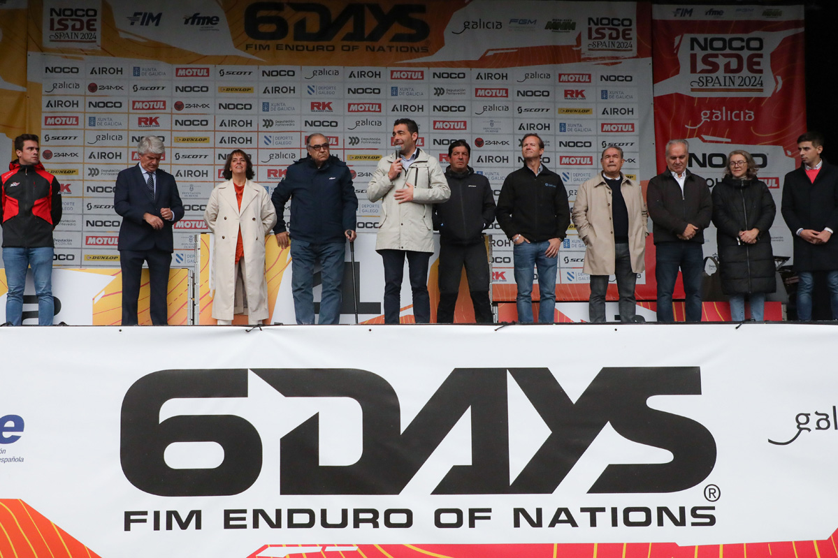 Luis López no mundial de Enduro no Deza