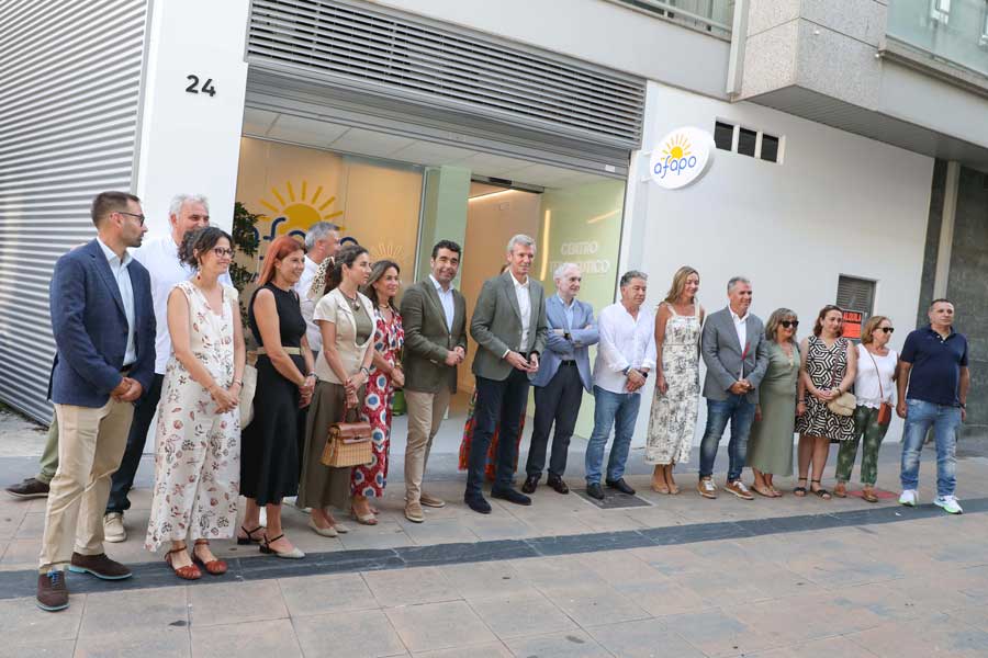 Luis López na inauguración da nova sede de AFAPO