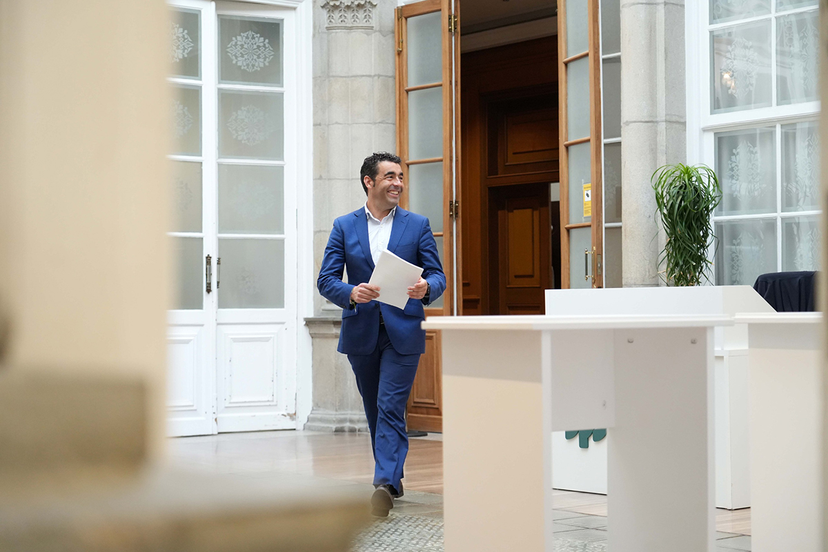 Conferencia de prensa de Luis López