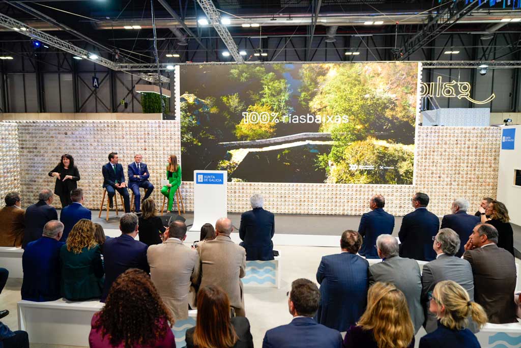 O presidente da Deputación na presentación da campaña de turismo en FITUR