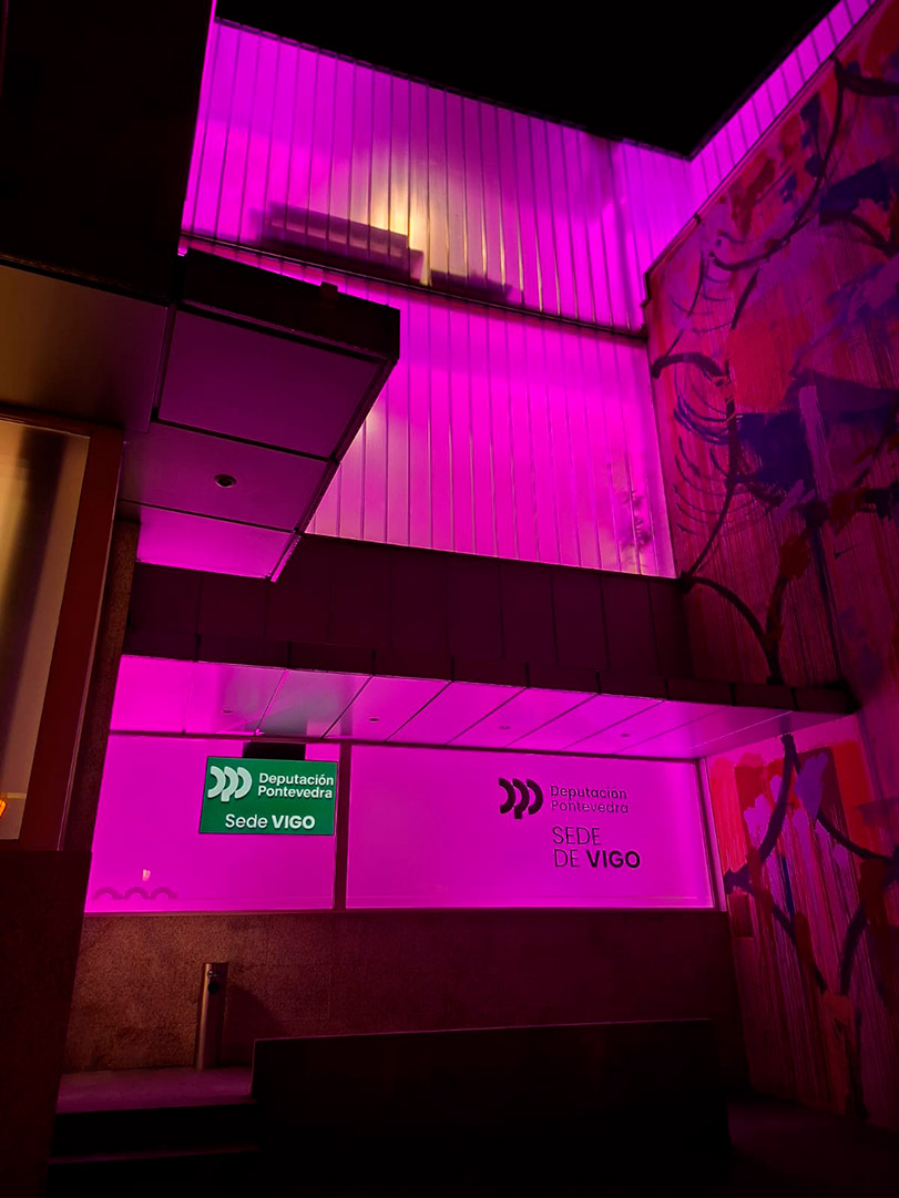 ILUMINACIÓN SEDE VIGO 8M 