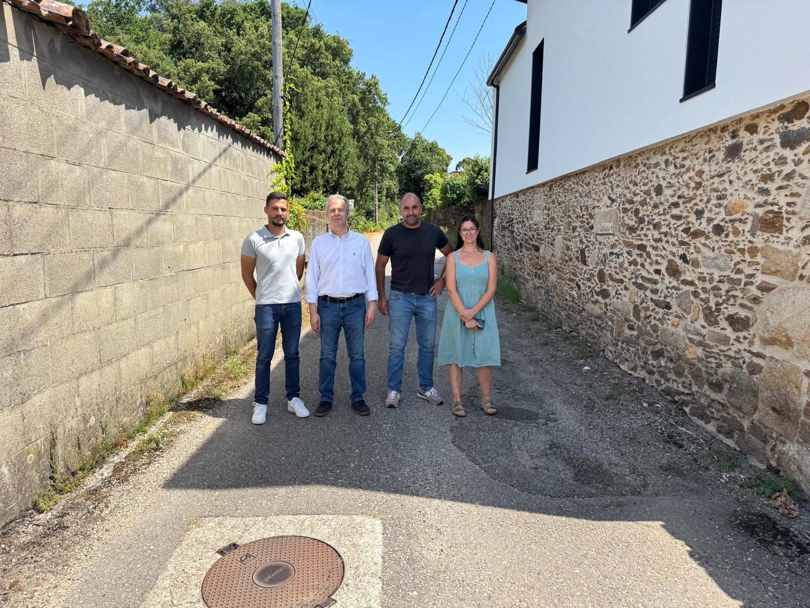 A Deputación destinará 200.000 € do Plan +Provincia ao Rosal para o reforzo do firme de camiños municipais