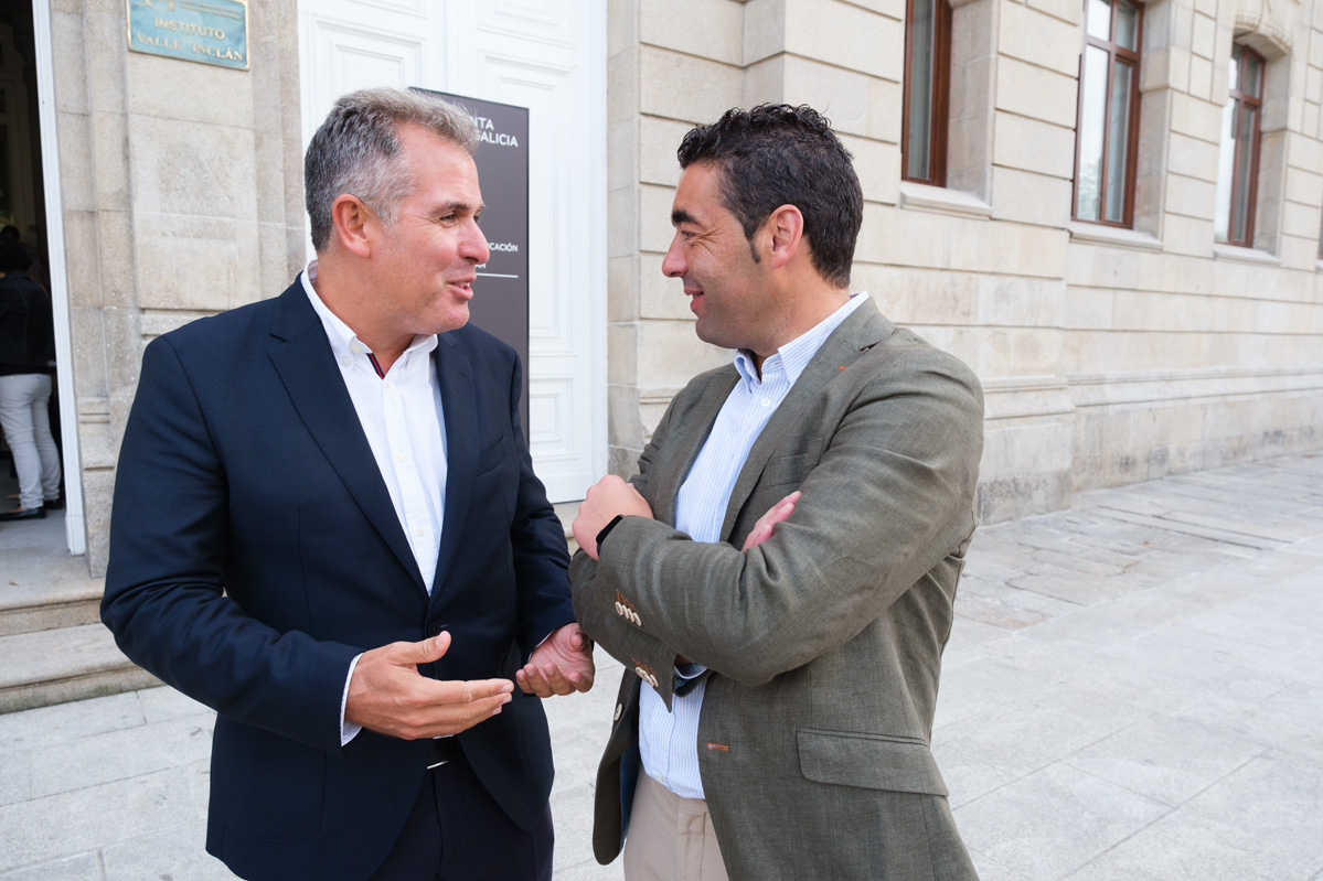Acto de inauguración do curso escolar no instituto pontevedrés Valle Inclán