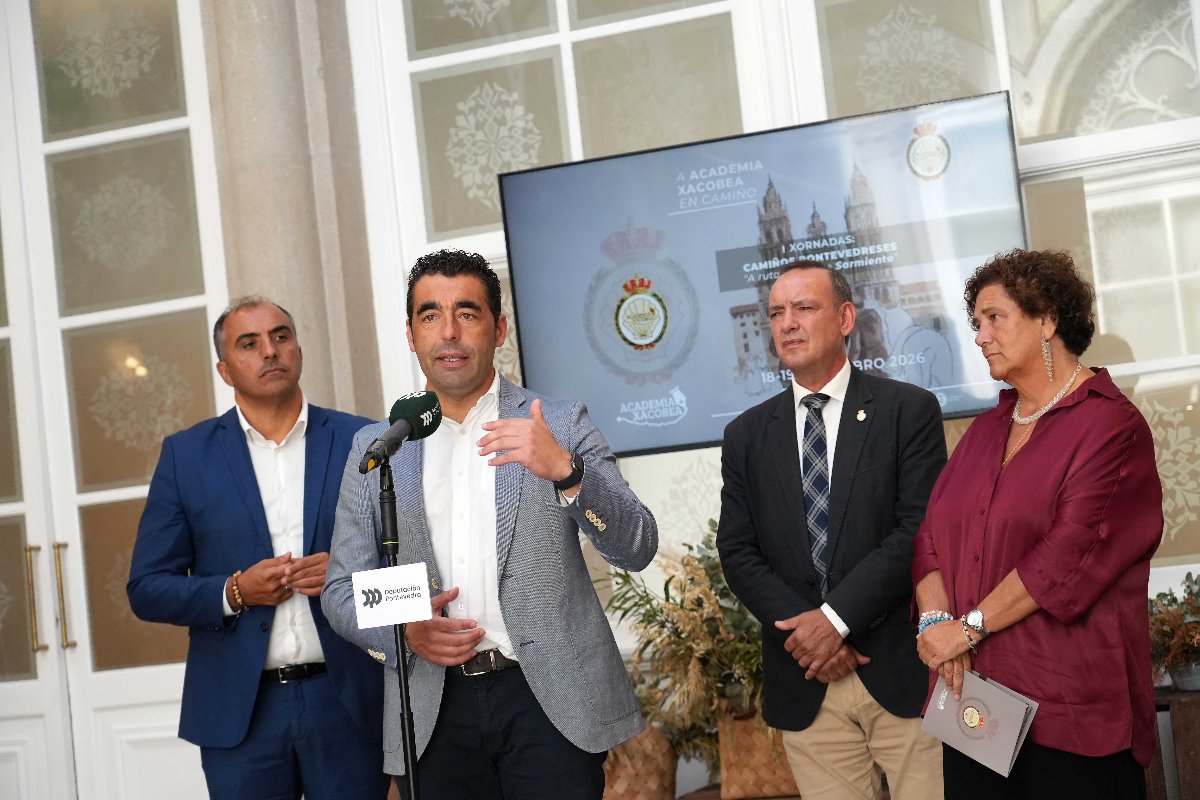 Noticia - LUIS LOPEZ ACADEMIA XACOBEA PRIMEIRAS XORNADAS CAMINOS PONTEVEDRESES 09-09-2026