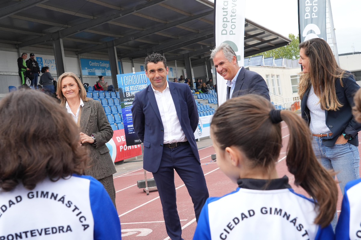 Luis López presenta o primeiro Circuíto de Atletismo Deputación de Pontevedra, unha novo impulso ao deporte de base e á axenda deportiva da provincia