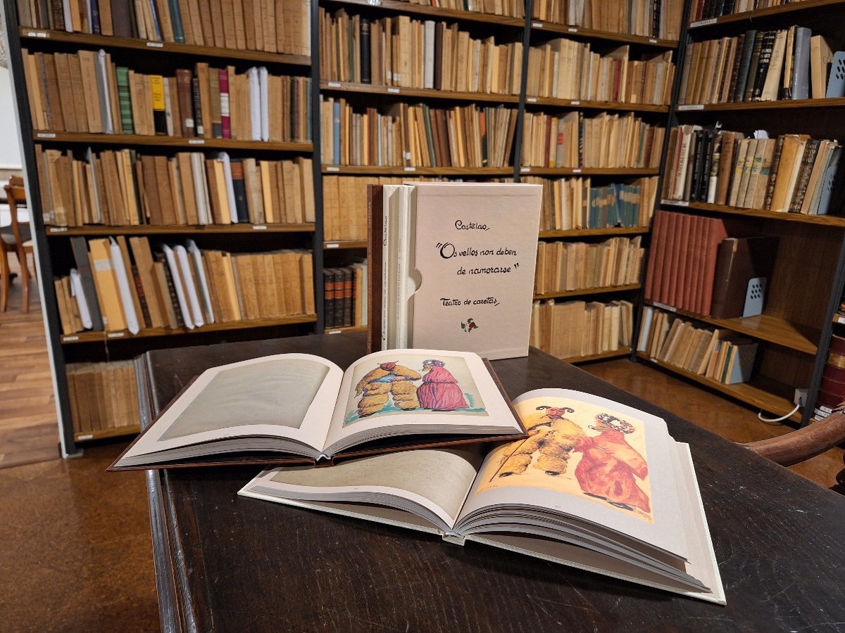 A Deputación publica un facsímile dos manuscritos de ‘Os vellos non deben de namorarse’ de Castelao que conserva o Museo de Pontevedra