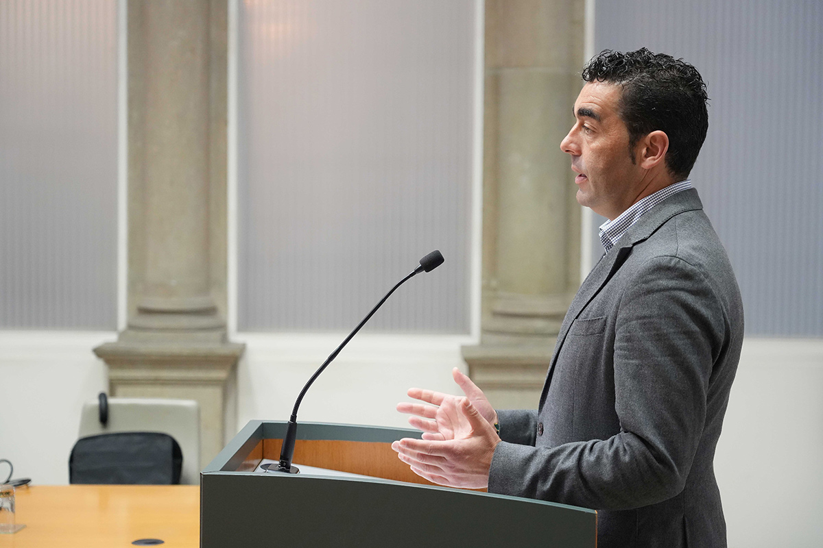 Conferencia de prensa de Luis López