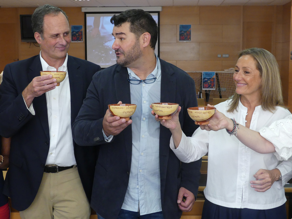 Luisa Sánchez na presentación da Festa do Marisco de Vigo