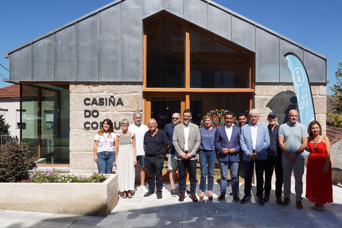 Luis López enxalza a “espectacular” construción da Casiña do Corpus como un dos moitos exemplos da axenda de investimento da Deputación en Ponteareas