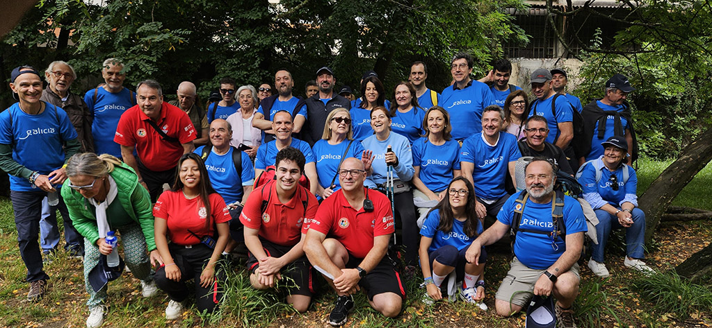 Luisa Sánchez únese á primeira Etapa Popular do Camiño Portugués pola Costa