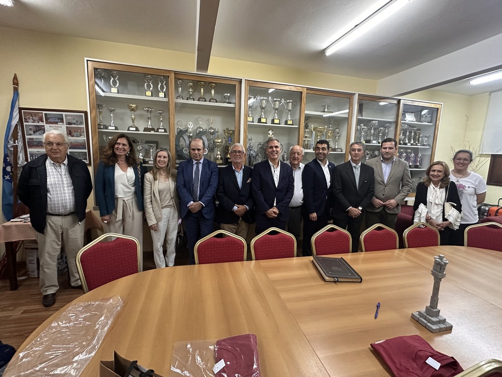 Luis López encontro Centro pontevedrés de Montevideo, Uruguai