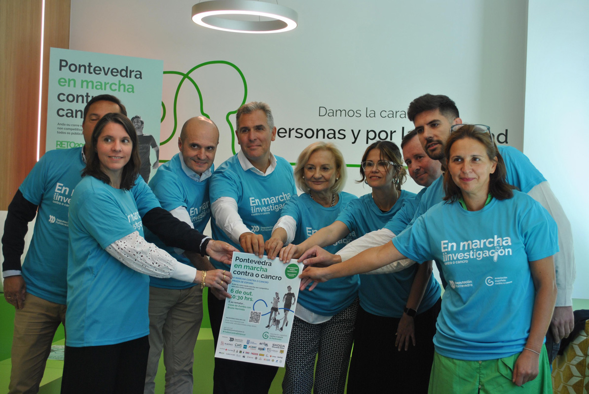 Presentación da carreira Pontevedra en marcha contra o cancro