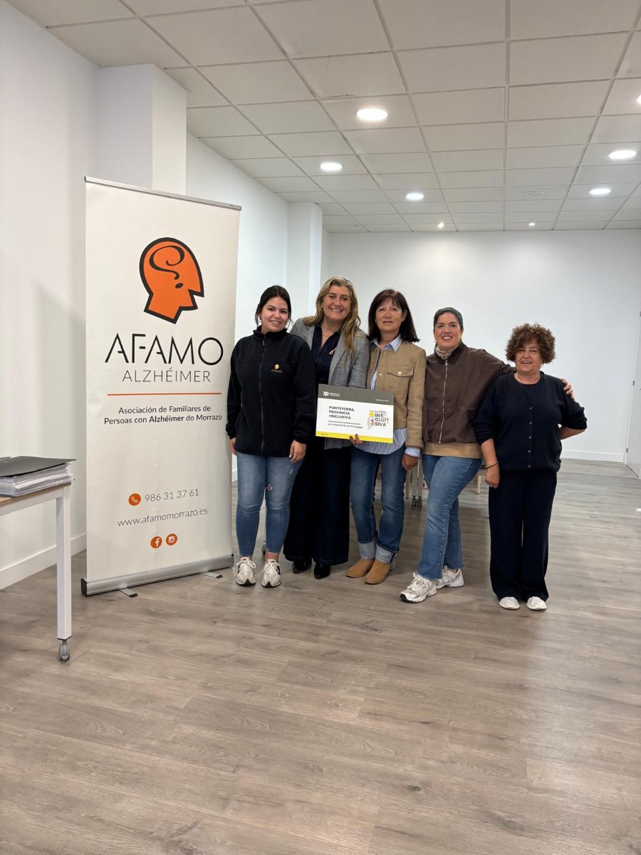 A Deputación visita tres asociacións no Morrazo e enxalza a utilidade das axudas do programa Provincia +Inclusiva, que este ano achega 210.000 € para o fomento da accesibilidade