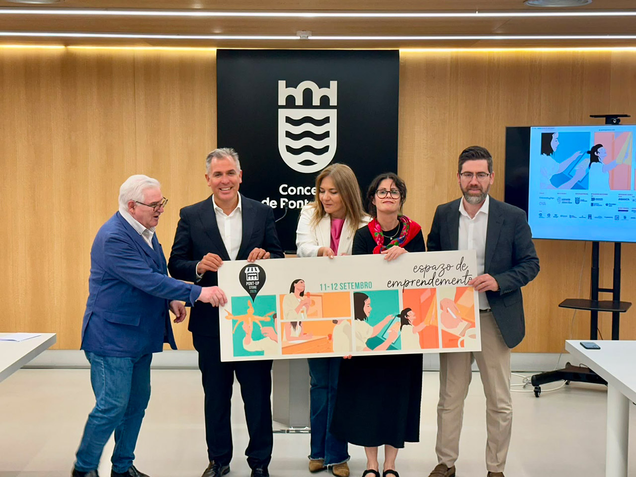 Rafa Domínguez reafirma o compromiso da Deputación coa Pont-Up Store na presentación da súa XIII edición