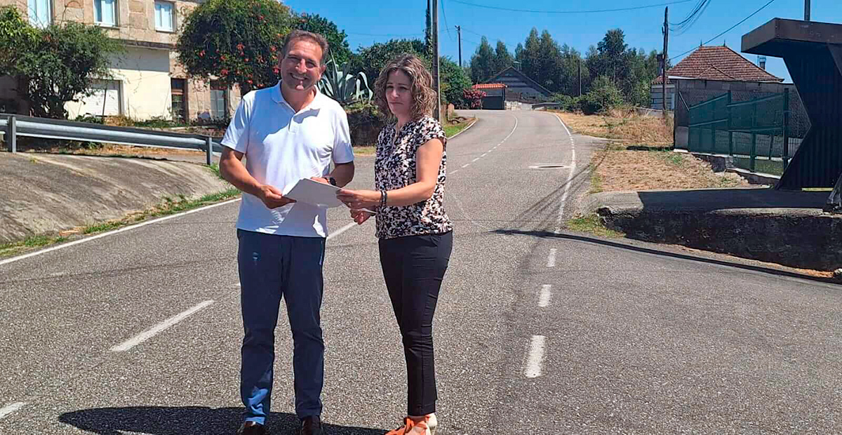 A deputada Isabel Couselo reuniuse co alcalde das Neves, José Manuel Alfonso