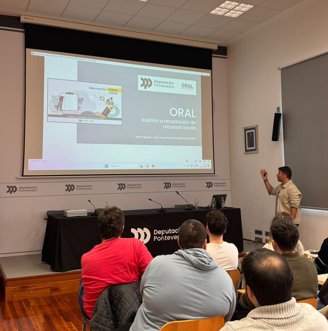 Estudantes grao en Dirección e X.P. coñecen o labor do ORAL