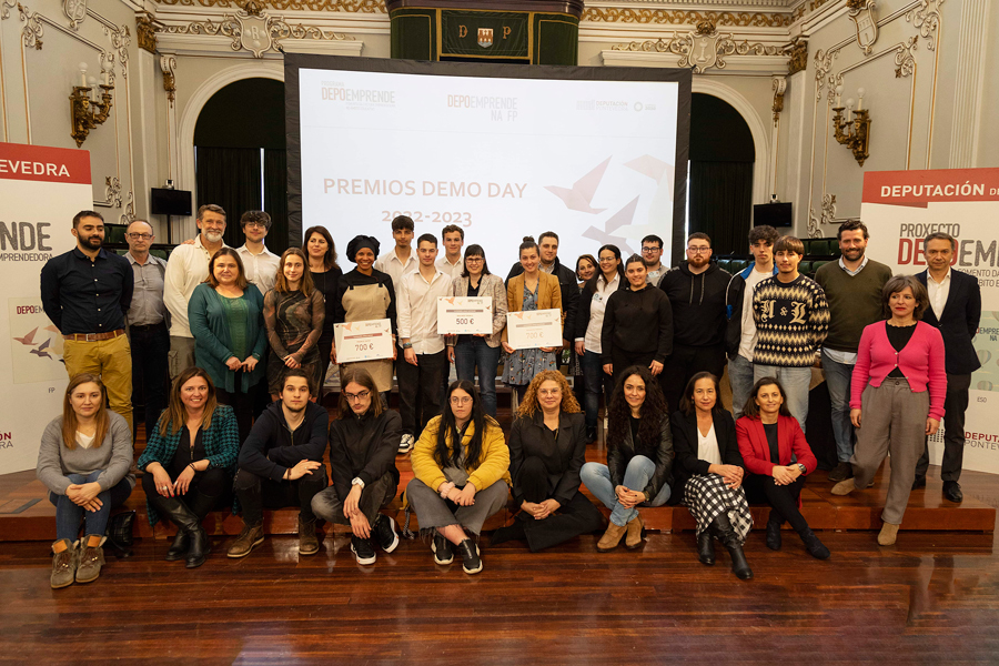  
		A Deputación de Pontevedra entrega os premios Demo Day de “DepoEmprende na FP”
	