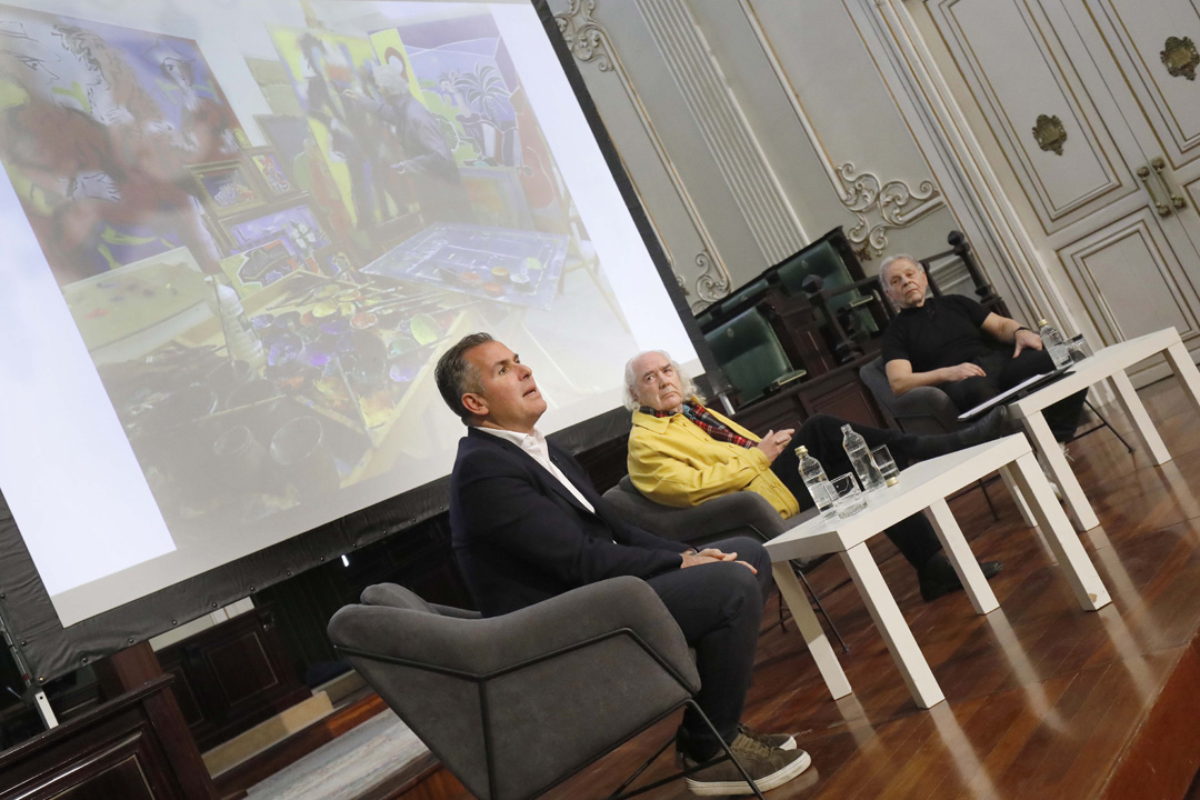 Rafa Domínguez enxalza a figura de Barreiro no arranque de Conversas con Arte