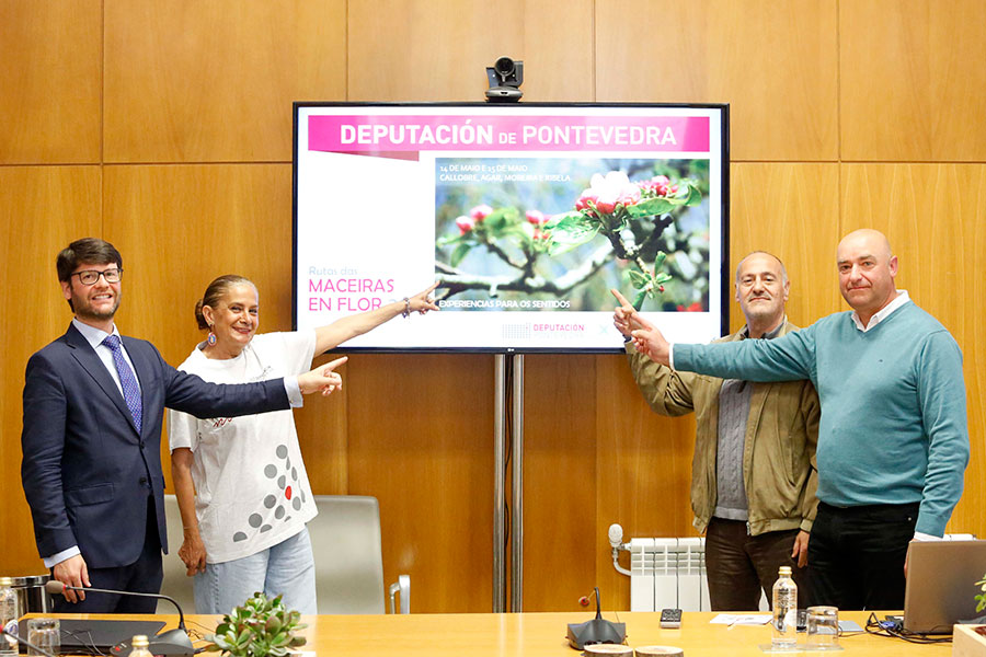  
		A Deputación retoma as visitas ás “Maceiras en flor” con catro rutas en maio “para activar os sentidos”
	