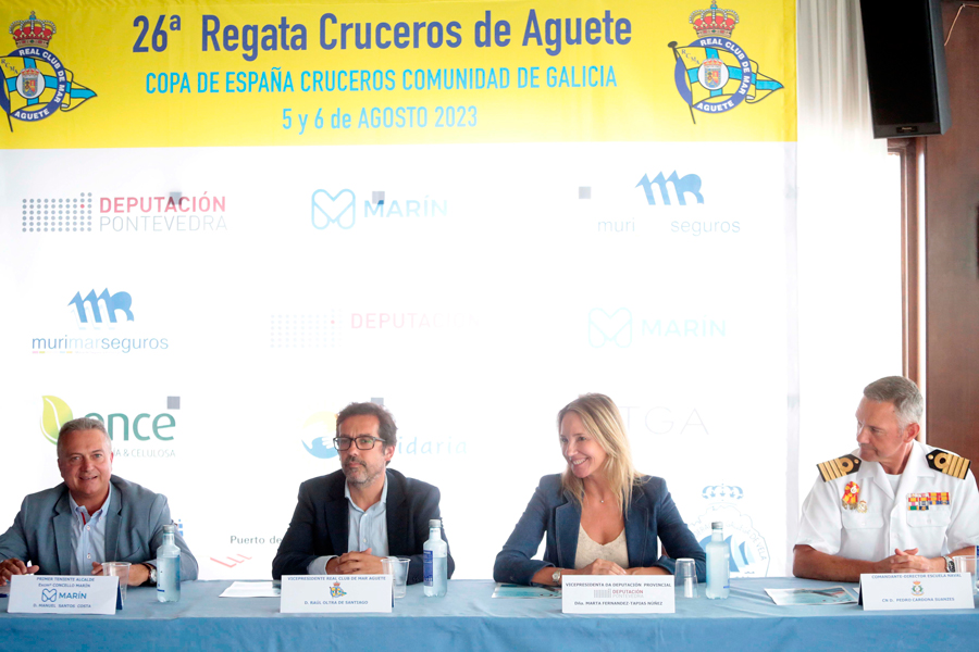  
		Marta Fernández-Tapias comprométese a darlle un forte impulso á vela como actividade deportiva e turística na presentación da XXVI Regata de Cruceiros de Aguete
	