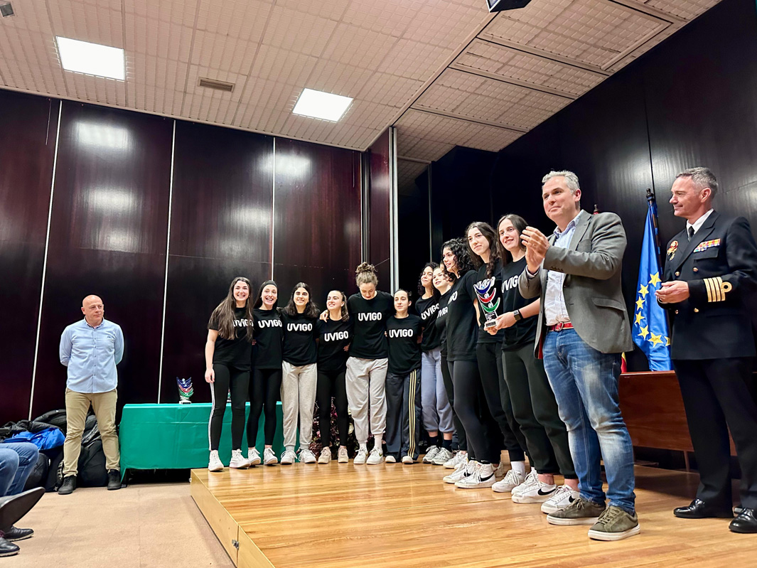 Entrega de premios dos XXVI Campionatos Galegos Universitarios de Deportes de Equipo