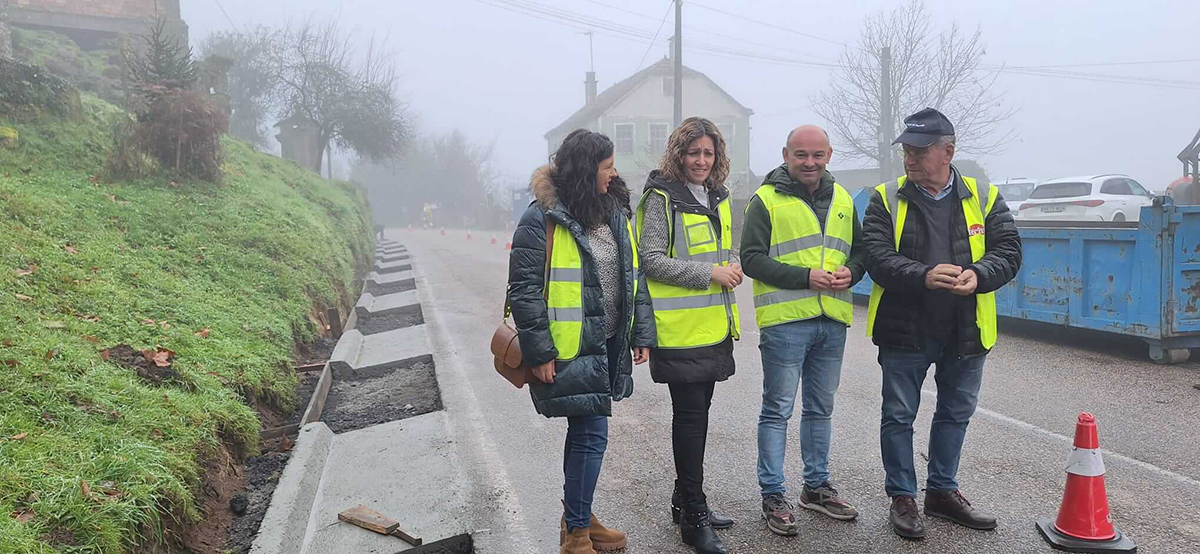 Visita a estrada provincial EP-5102 A Lamosa-Franqueira-Achas en Covelo