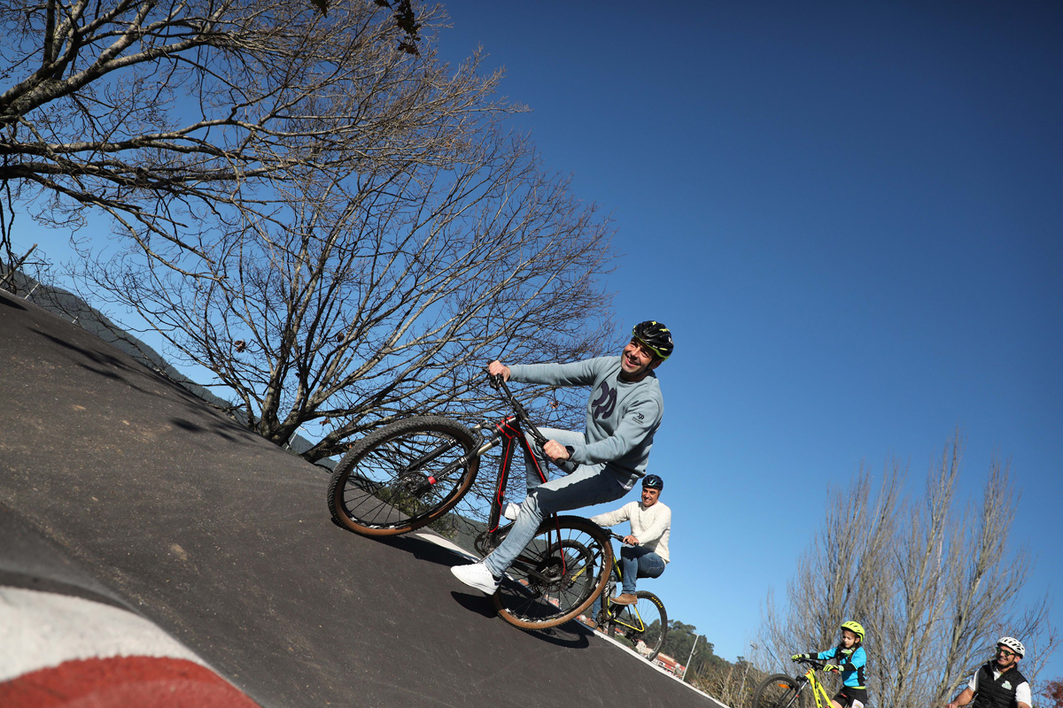Inauguración da pista de pump track de Poio