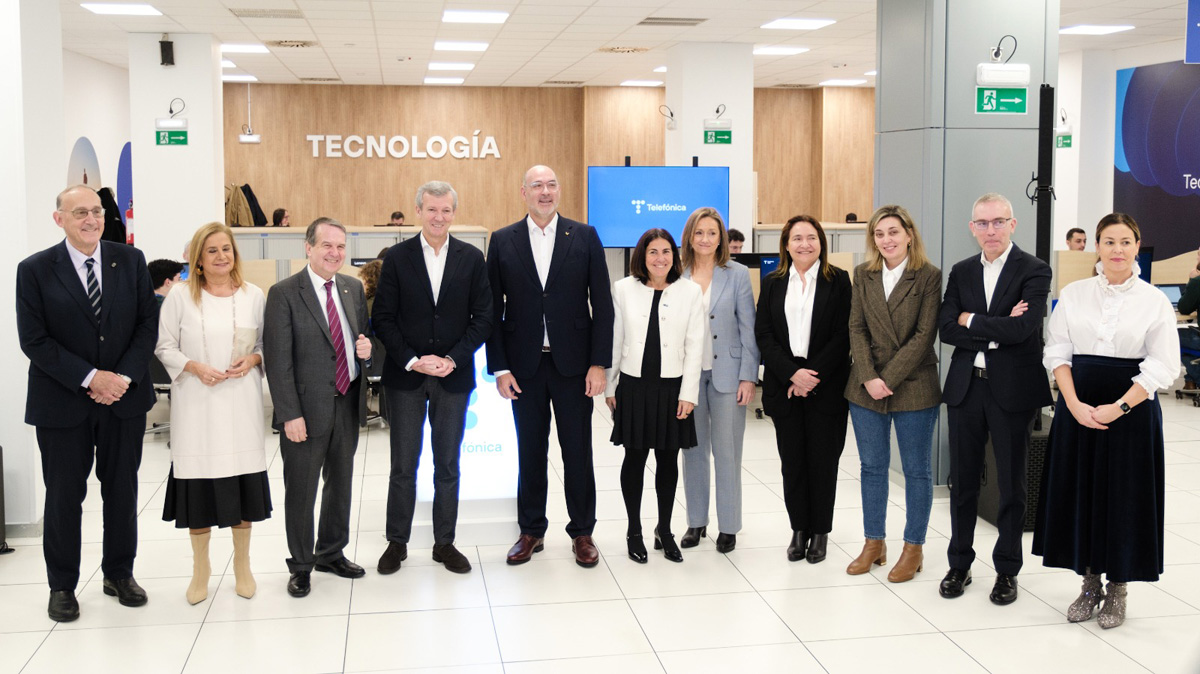 Inauguración do Centro de Ciberseguridade de Telefónica en Vigo