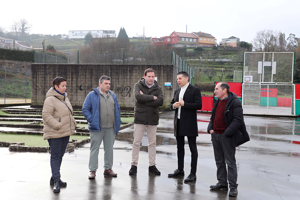 Jorge Cubela co alcalde de Ponte Caldelas