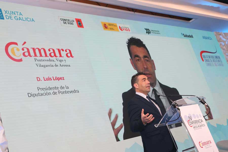 Luis López na Cámara de Comercio de Vigo