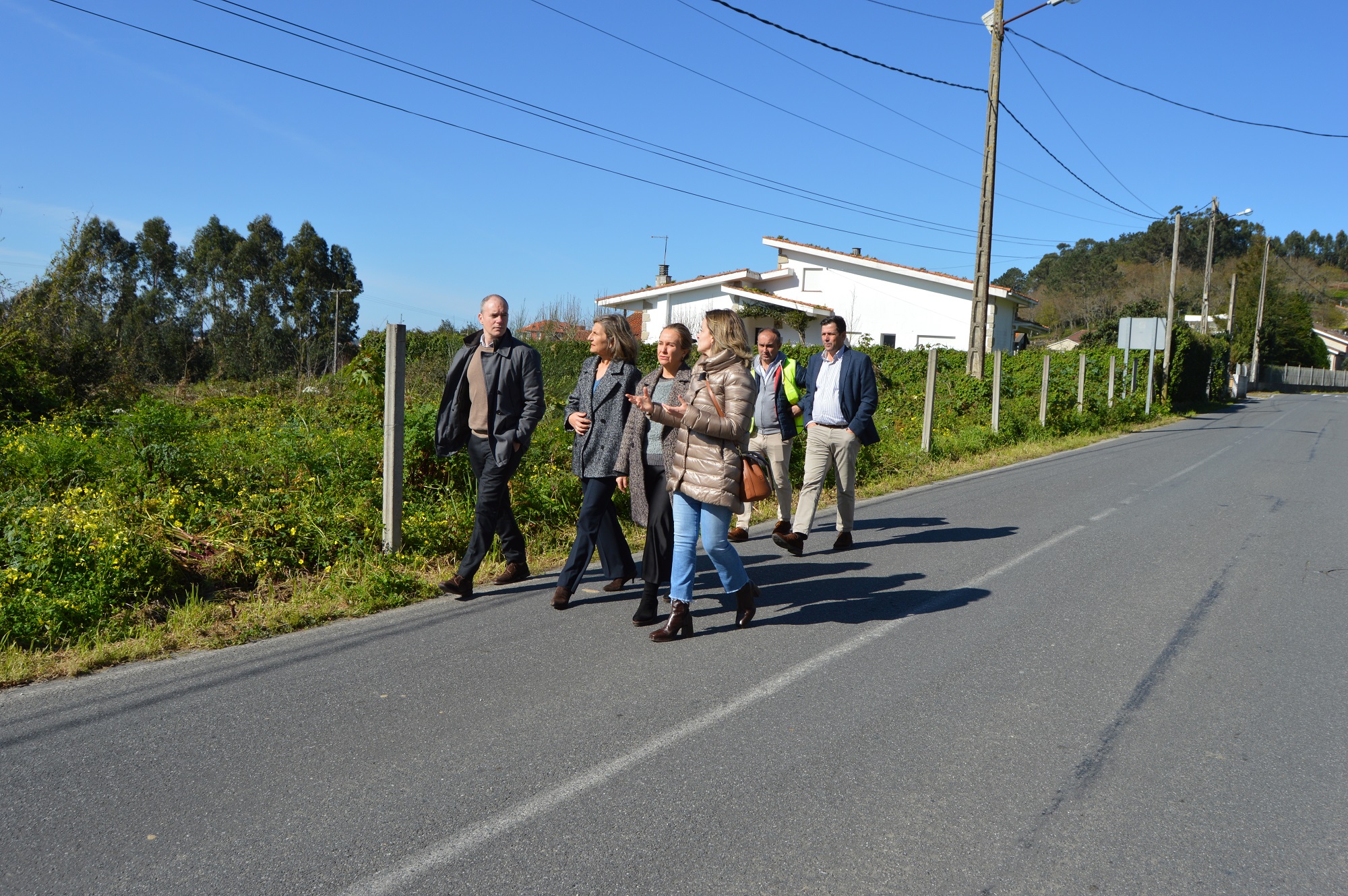 Mellora da seguridade viaria na estrada provincial entre o Pazo de Padriñán e Seixalvo