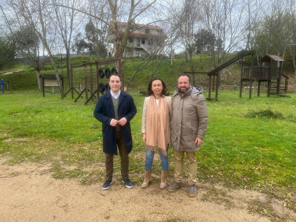 María Ramallo xunto co alcalde de Vilaboa, César Poza