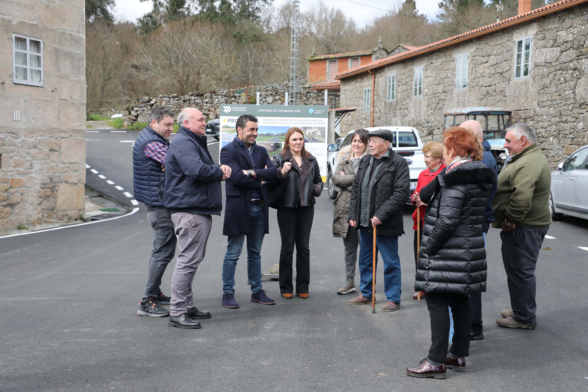 Luis López visita Agolada